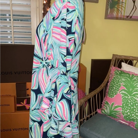 Lilly Pulitzer NWT Rosalia Dress High Tide Dancing Lady $198 Size 0 - Picture 12 of 15
